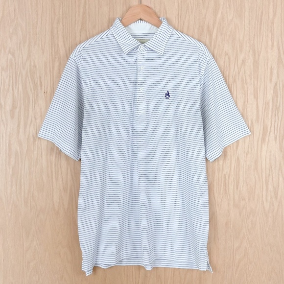 Donald Ross Other - Donald Ross Aronimink Striped Golf Polo Shirt